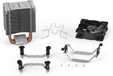 Система охолодження CPU be quiet! Pure Rock Slim 2, 130W TDP, 3 Heatpipes, 92mm вентилятор PWM, Slim Tower